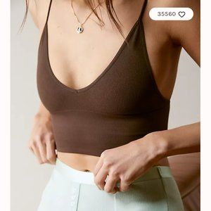Ali Low-Back Seamless Bra free people